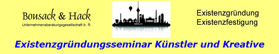 Existenzgrndungsseminar Knstler und Kreative